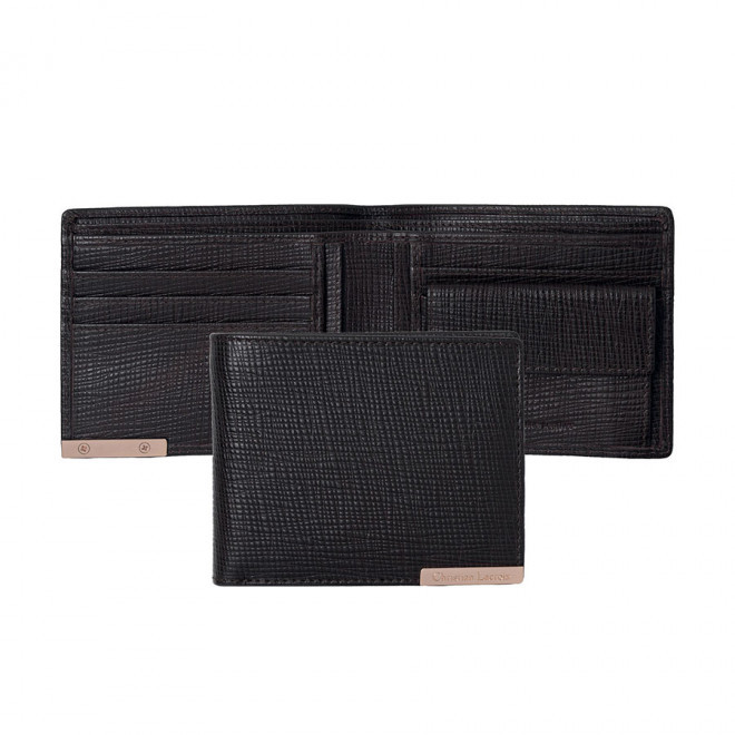 PORTEFEUILLE CHRISTIAN LACROIX® 'MORE' - marron