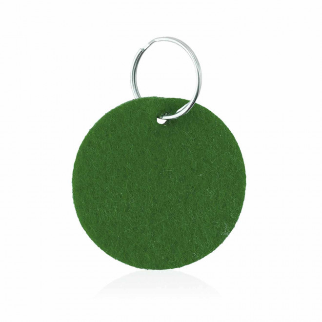 PORTE-CLES PERSONNALISE EN FEUTRINE 'DAMSI' - vert