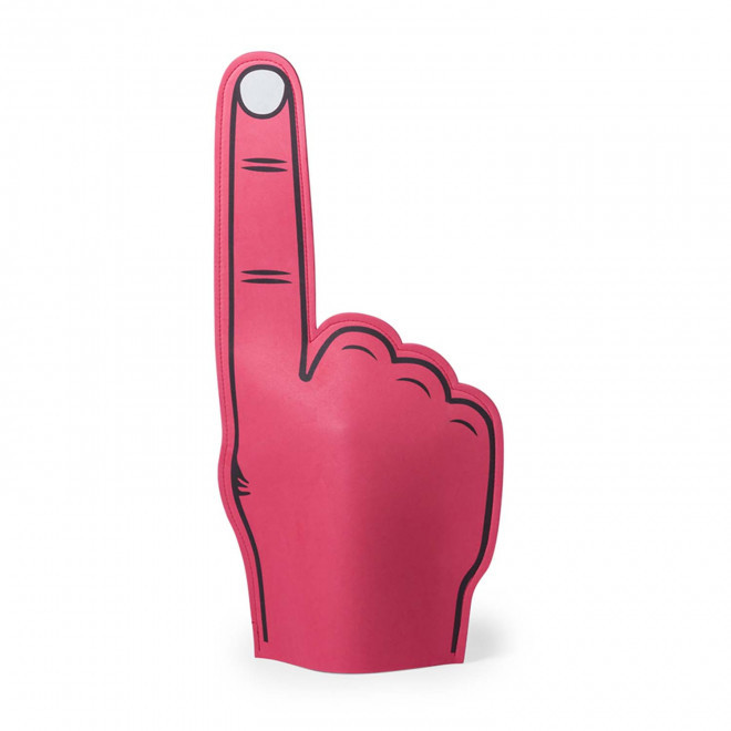 MAIN GEANTE EN MOUSSE PERSONNALISEE 'ALLERLA'  - rouge