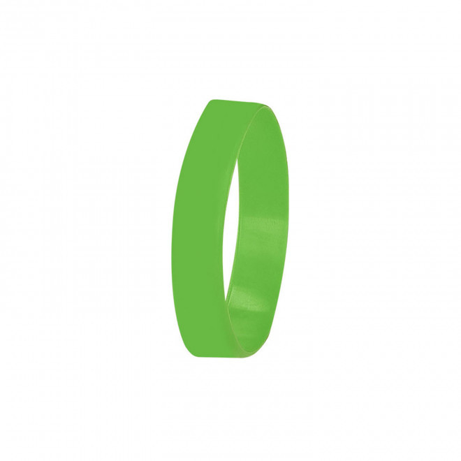 BRACELET SILICONE PERSONNALISE ENFANT 'FESTIVAL KIDS' - vert clair