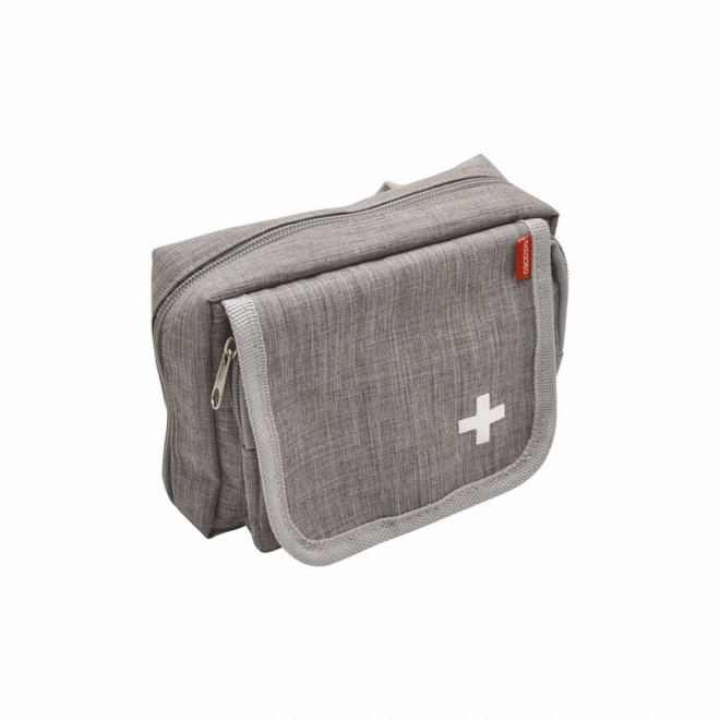TROUSSE DE SECOURS TAILLE XL PERSONNALISABLE 'STASSIE' - gris