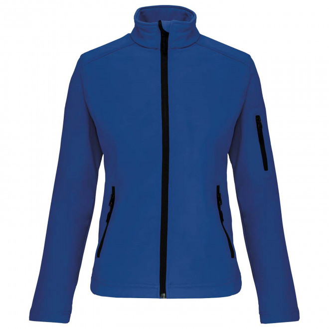 VESTE SOFTSHELL FEMME PERSONNALISABLE 'KARISOFT' - bleu royal
