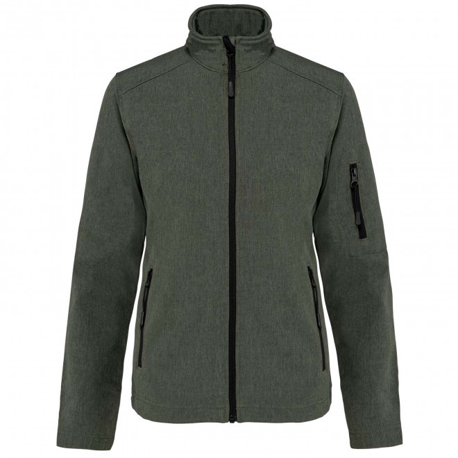 VESTE SOFTSHELL FEMME PERSONNALISABLE 'KARISOFT' - vert foncé