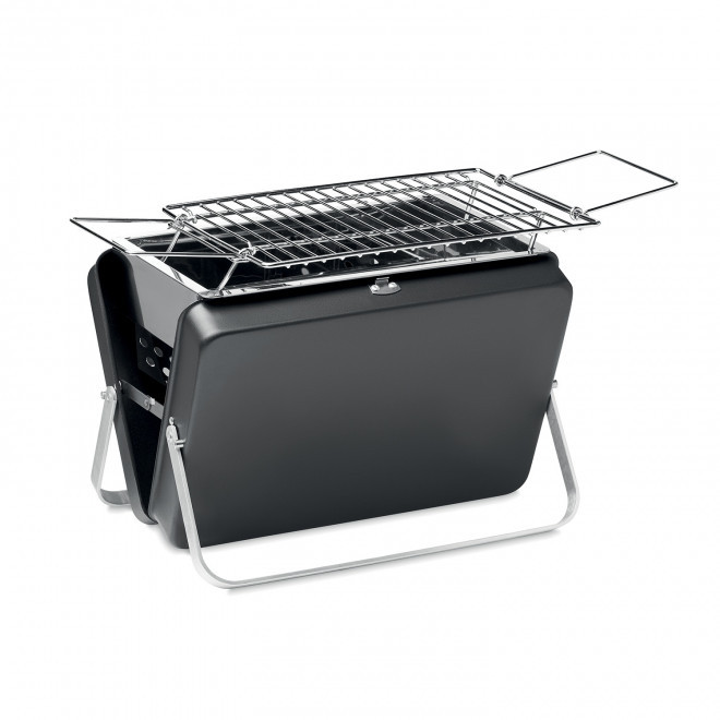 BARBECUE PORTABLE EN ACIER PERSONNALISABLE 'GUEZ' - noir