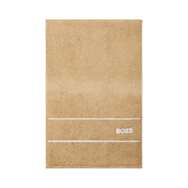 SERVIETTE 40X60 HUGO BOSS PERSONNALISABLE 'PLAIN' - taupe