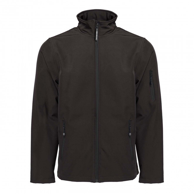 SOFTSHELL HOMME PERSONNALISABLE PEN DUICK 'ATLANTIC' - noir