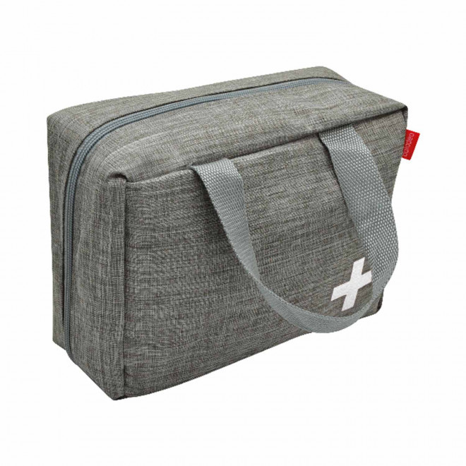 TROUSSE DE SECOURS TAILLE XXL PERSONNALISABLE 'STASSIE' - gris