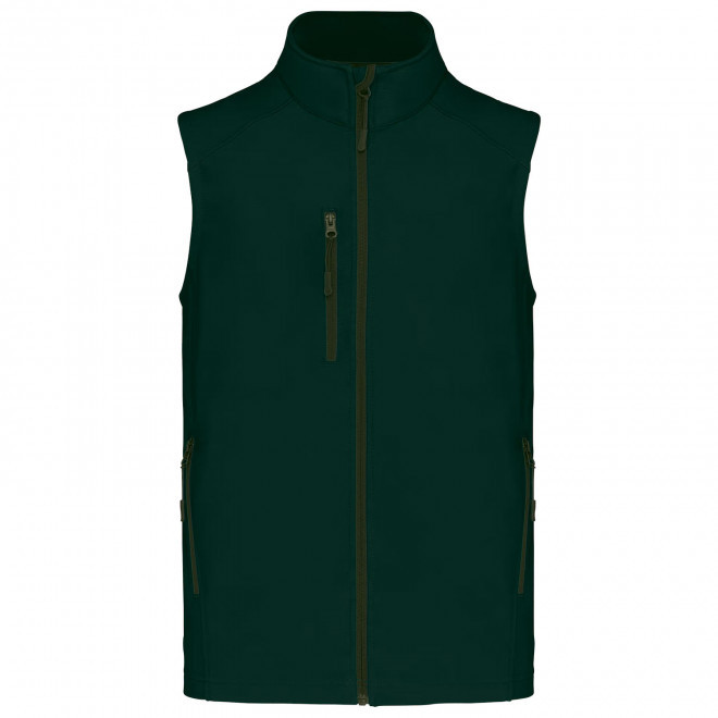 VESTE SOFTSHELL HOMME PERSNNALISABLE 'KARISOFT BW' - vert bouteille