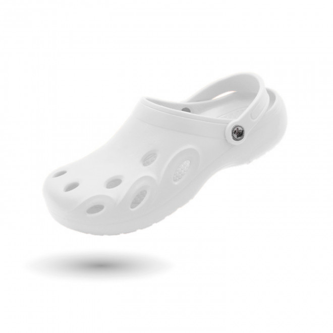 SANDALE PERSONNALISABLE 'CLOG' - blanc