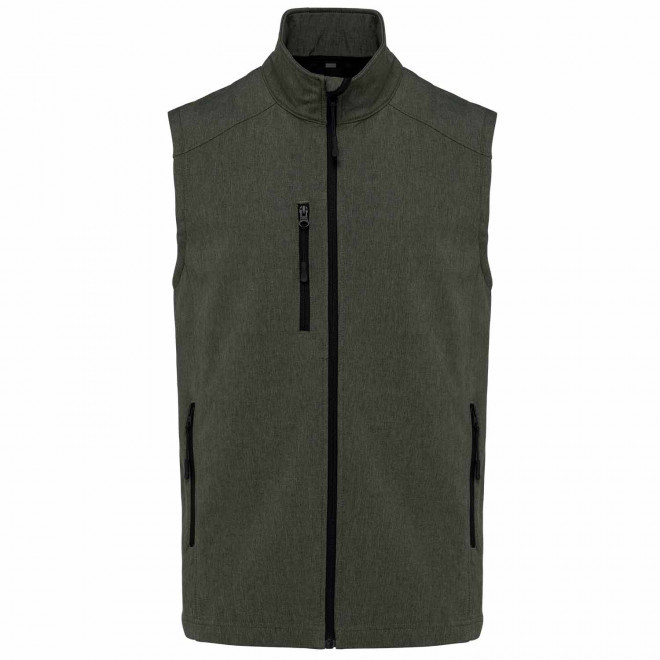 VESTE SOFTSHELL HOMME PERSNNALISABLE 'KARISOFT BW' - vert foncé