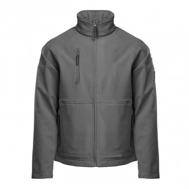 SOFTSHELL HOMME PEN DUICK® 'PLYMOUTH' - titanium