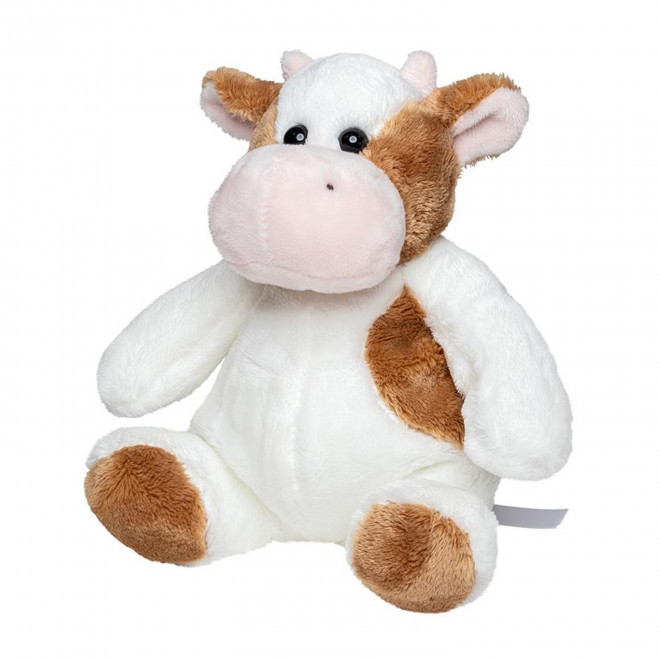 PELUCHE VACHE PERSONNALISABLE 'AMEUHLY' - blanc