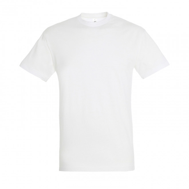 T-SHIRT PERSONNALISÉ UNISEXE 'REGENT' 150 GR/M² - blanc absolu