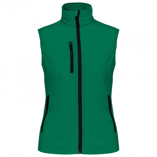 VESTE SOFTSHELL FEMME PERSONNALISABLE 'KARISOFT BW' - vert