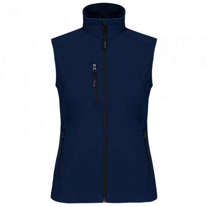 VESTE SOFTSHELL FEMME PERSONNALISABLE 'KARISOFT BW' - bleu marine