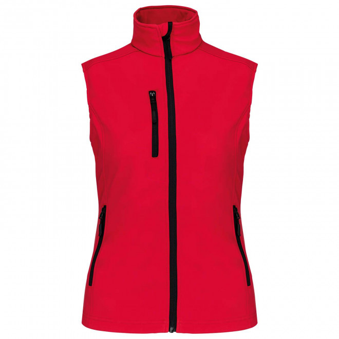 VESTE SOFTSHELL FEMME PERSONNALISABLE 'KARISOFT BW' - rouge