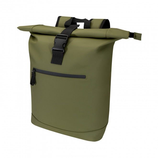 SAC A DOS ROLL TOP 18L PERSONNALISABLE 'PETROS' - vert forêt