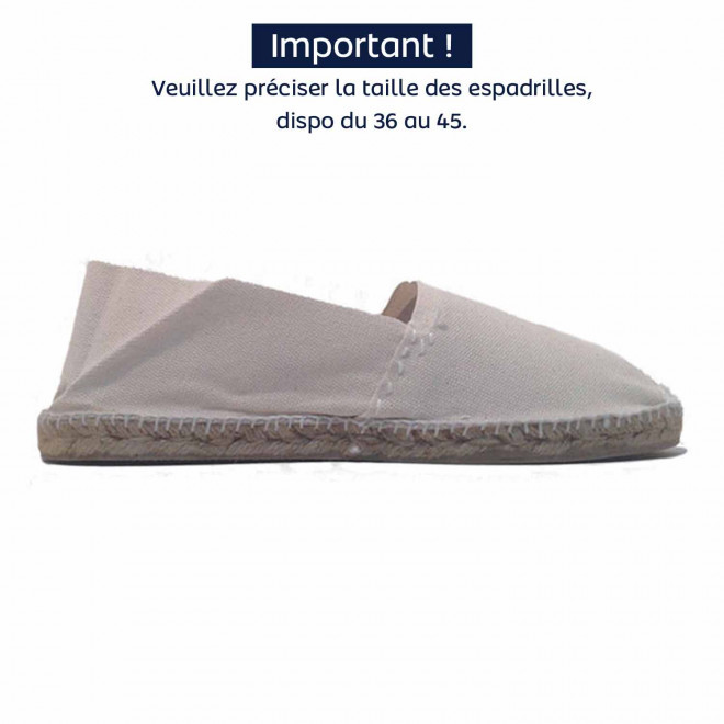 ESPADRILLES PERSONNALISABLE 'SOLEADO' - beige