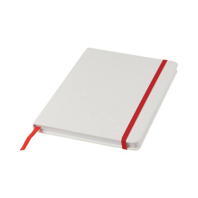 CARNET PUBLICITAIRE A5 'AURELIEN' - blanc/rouge