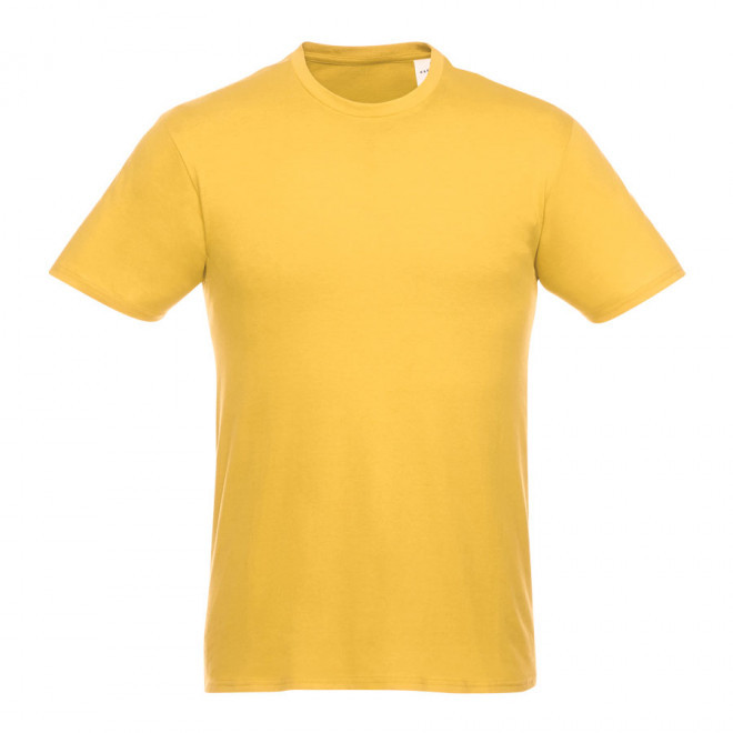TEE-SHIRT PUBLICITAIRE MIXTE COULEUR 'MARTI' - FABRICATION RAPIDE 4 JOURS - jaune