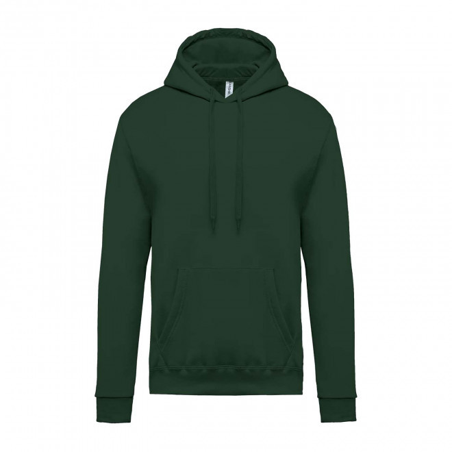 SWEAT-SHIRT PERSONNALISABLE HOMME CAPUCHE 'KARIHOOD' - vert forêt