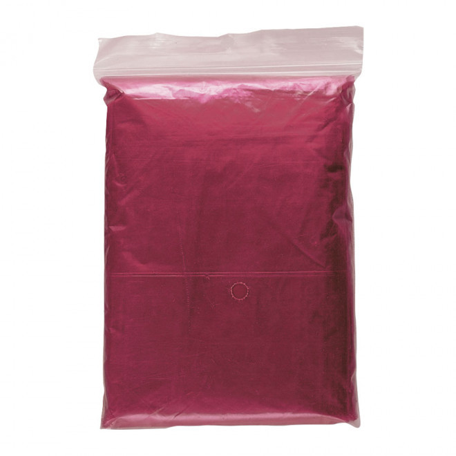 PONCHO PERSONNALISÉ TRANSPARENT 'LAGGAN' - rose