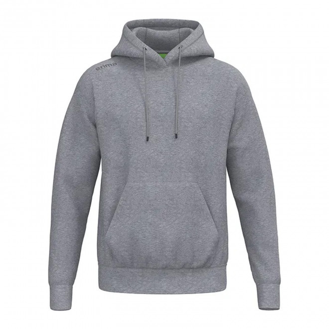SWEATSHIRT CAPUCHE MIXTE PERSONNALISABLE 'TS' - gris chiné