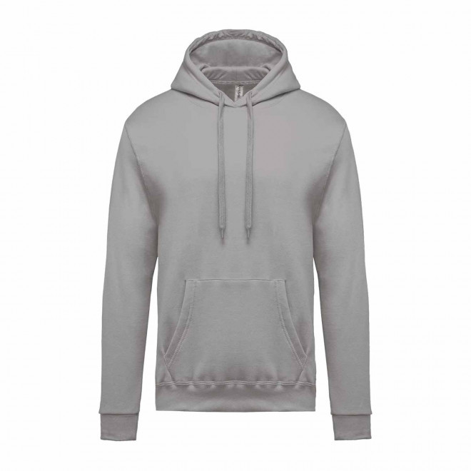 SWEAT-SHIRT PERSONNALISABLE HOMME CAPUCHE 'KARIHOOD' - gris