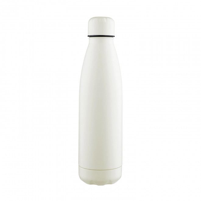 BOUTEILLE PUBLICITAIRE EN ACIER 700ML 'BROUDO RECYCLE' - blanc