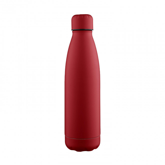 BOUTEILLE PUBLICITAIRE EN ACIER 700ML 'BROUDO RECYCLE' - bordeaux