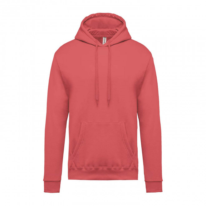 SWEAT-SHIRT PERSONNALISABLE HOMME CAPUCHE 'KARIHOOD' - corail