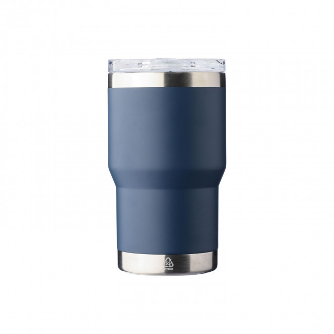 MUG ISOTHERME RECYCLE 350ML PERSONNALISE 'CERAMY' - bleu