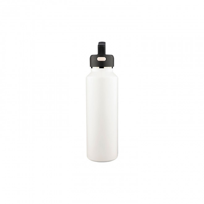 GOURDE PUBLICITAIRE ISOTHERME RECYCLE 600ML 'STOCH' - blanc