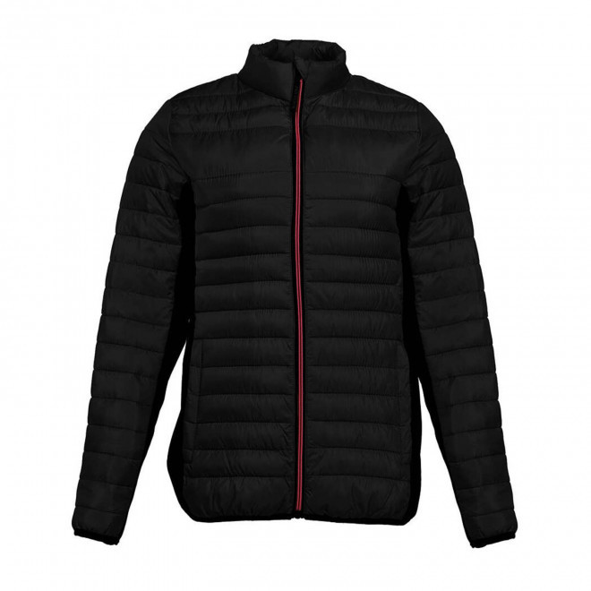 DOUDOUNE PUBLICITAIRE FEMME PEN DUICK® 'BOSTON'  - noir/rouge