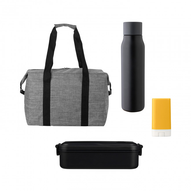 SET FRAICHEUR SAC ACCESSOIRES PERSONNALISE 'CHAUWPIC' - noir