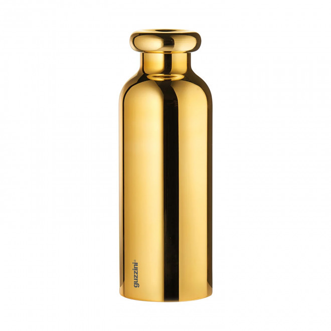 GOURDE ISO GUZZINI PERSONNALISABLE 'STEEL ON THE GO' - gold