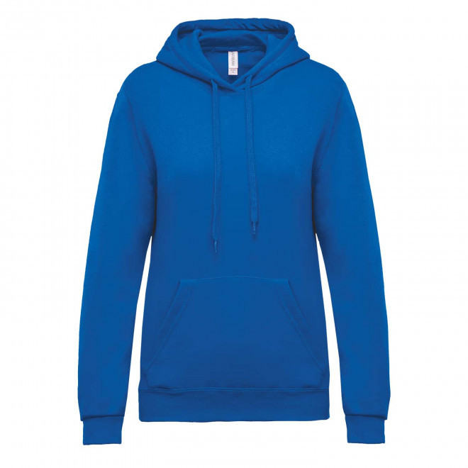 SWEAT-SHIRT PERSONNALISABLE FEMME CAPUCHE 'KARIHOOD' - bleu royal