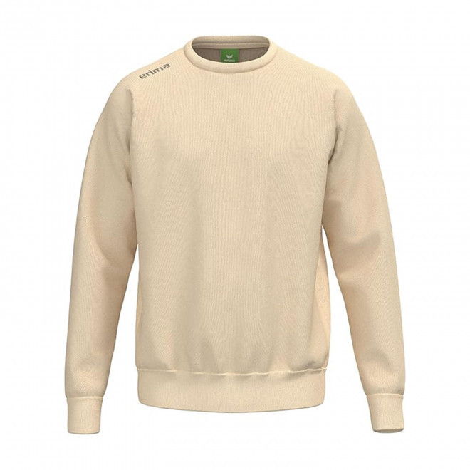 SWEATSHIRT MIXTE PERSONNALISABLE 'TS' - beige