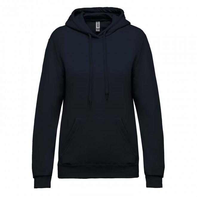 SWEAT-SHIRT PERSONNALISABLE FEMME CAPUCHE 'KARIHOOD' - bleu marine
