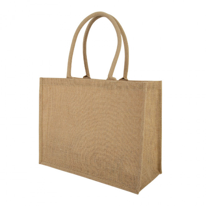 CABAS SHOPPING EN JUTE PUBLICITAIRE 'CORTINA' - naturel