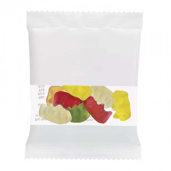 LOT DE 100 SACHETS MINI OURSONS D'OR HARIBO® PUBLICITAIRES - Mini-Oursons