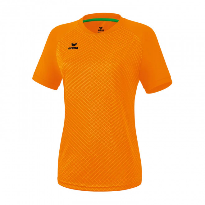 MAILLOT FOOT FEMME PERSONNALISABLE 'MADRID' - orange