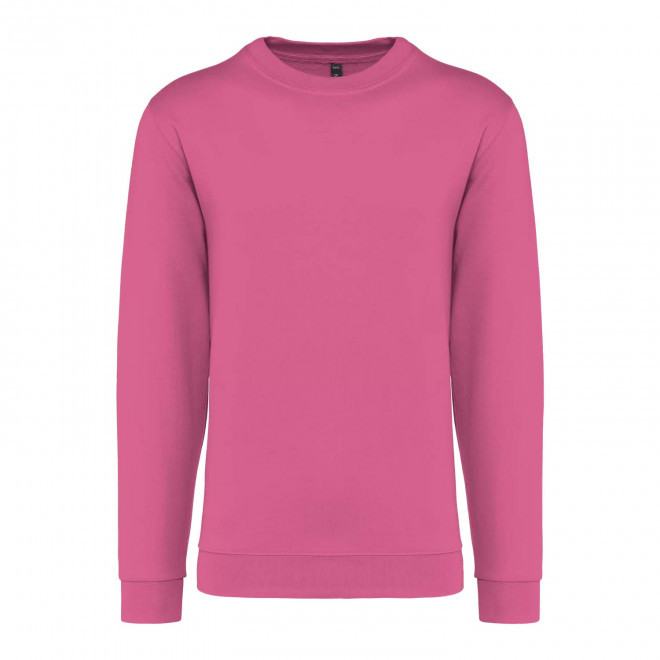 SWEAT-SHIRT MIXTE COL ROND PERSONNALISABLE 'KARIHOOD' - rose