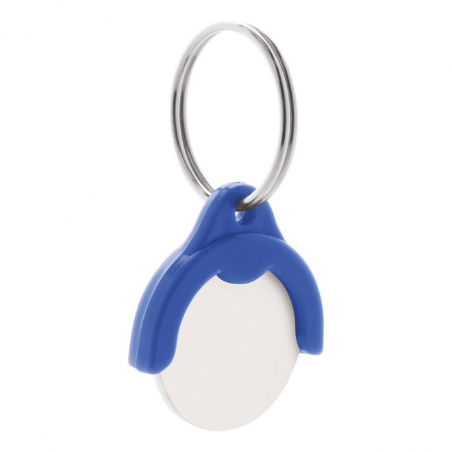 PORTE-CLÉS JETON PROMOTIONNEL 'CATCH' - bleu