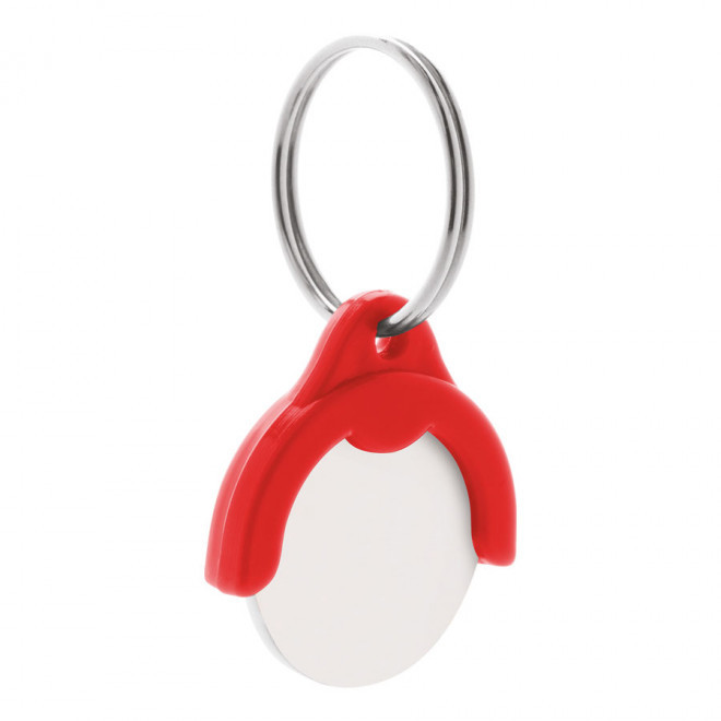 PORTE-CLÉS JETON PROMOTIONNEL 'CATCH' - rouge