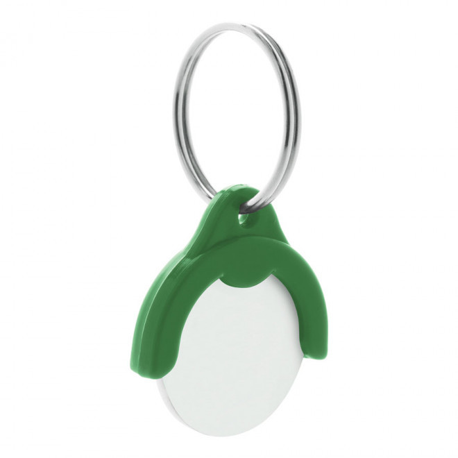 PORTE-CLÉS JETON PROMOTIONNEL 'CATCH' - vert