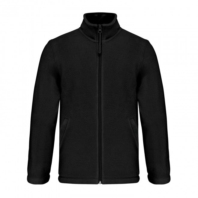 POLAIRE ZIPPE ENFANT PERSONNALISABLE 'KARIPOL' - noir