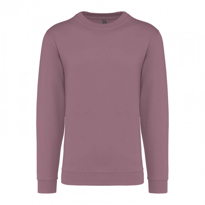 SWEAT-SHIRT MIXTE COL ROND PERSONNALISABLE 'KARIHOOD' - violet clair