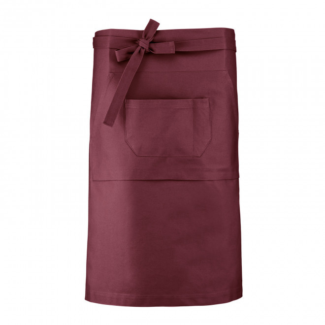 TABLIER LONG KARIBAN PERSONNALISABLE 'BANTAB' - bordeaux