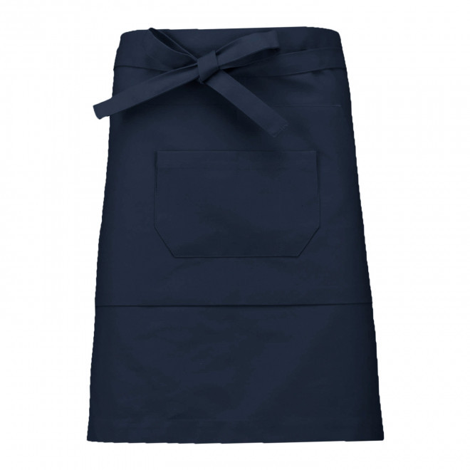 TABLIER MI-LONG KARIBAN PERSONNALISABLE 'BANTAB' - bleu marine